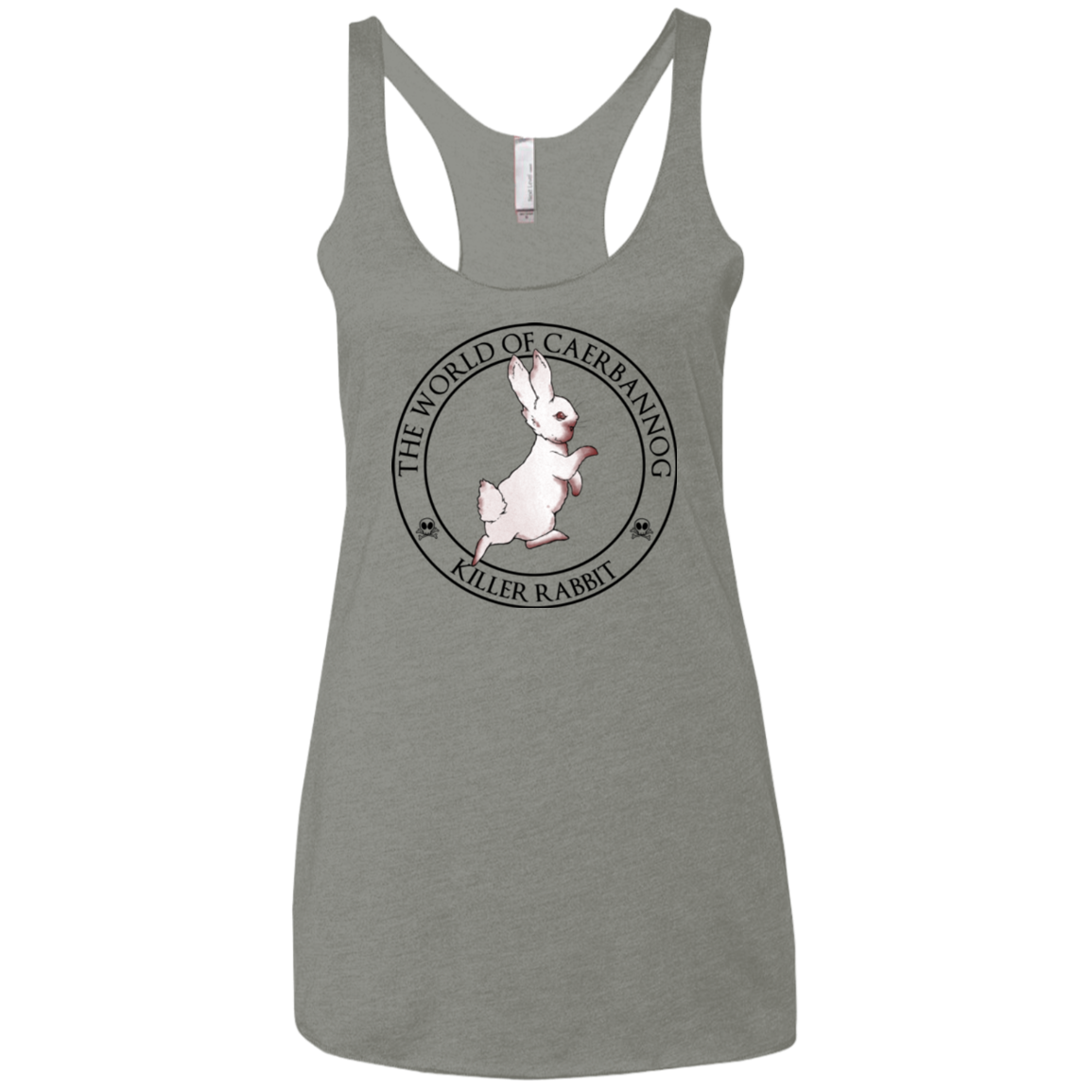 Killer Bunny Women's Triblend Racerback Tank