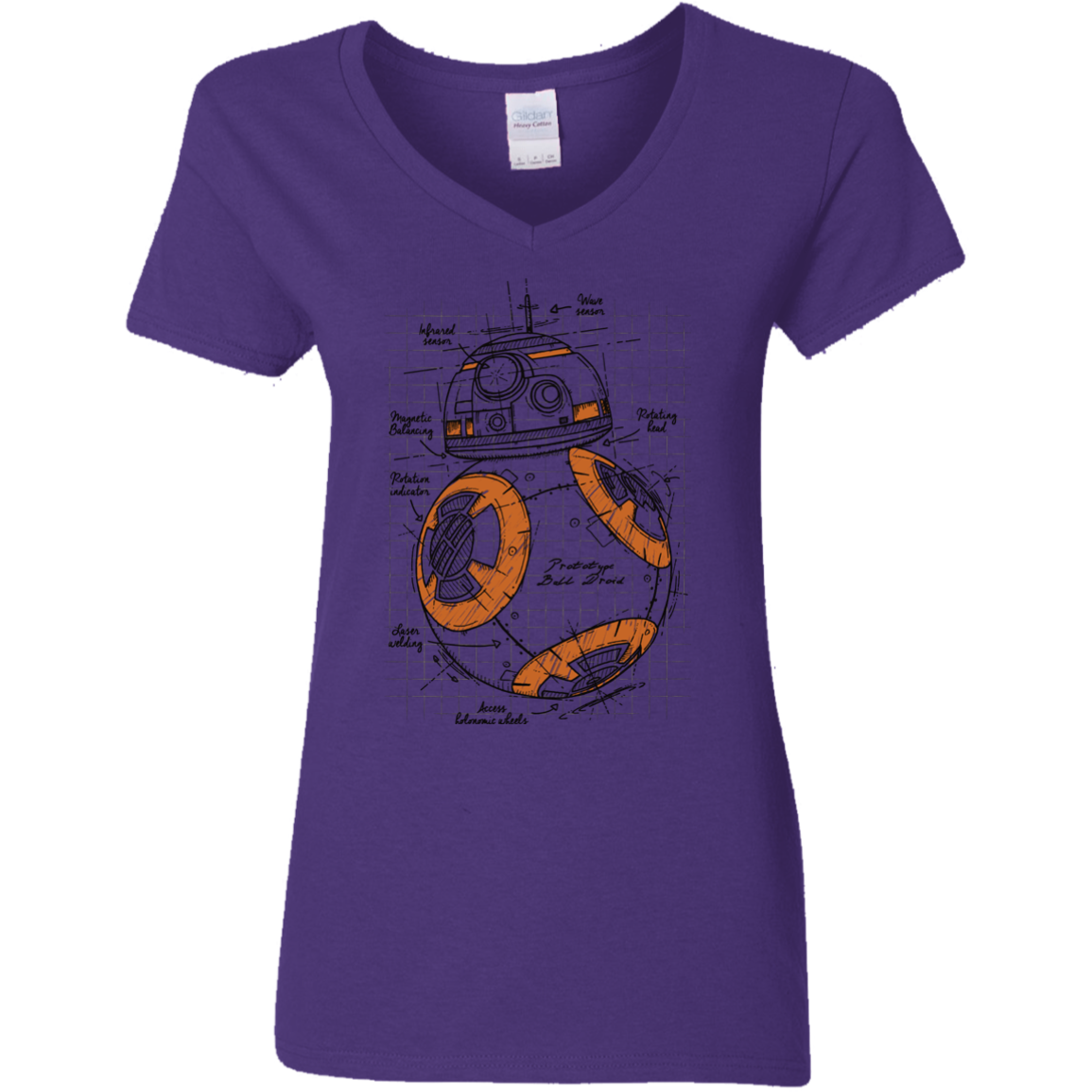 BB-8 Plan Women's V-Neck T-Shirt