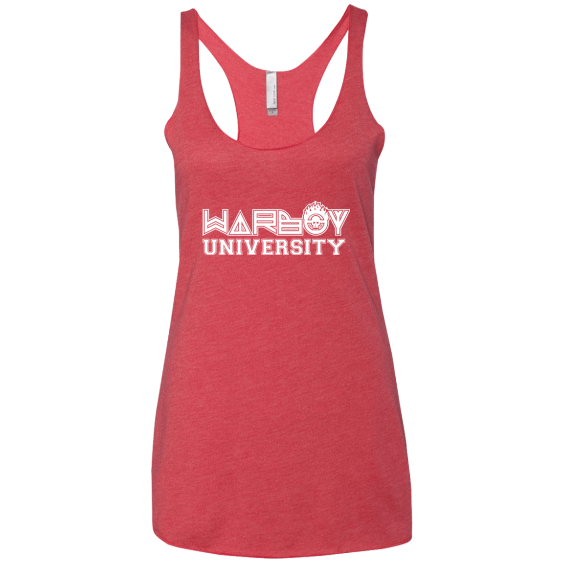 Warboy University Women's Triblend Racerback Tank
