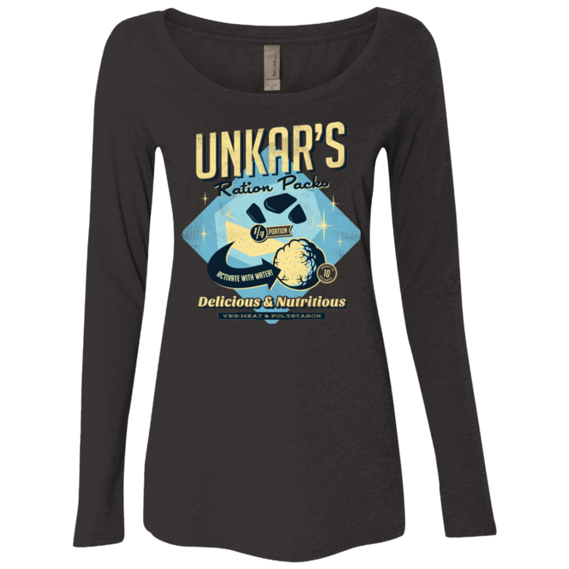 Unkars Ration Packs Women's Triblend Long Sleeve Shirt