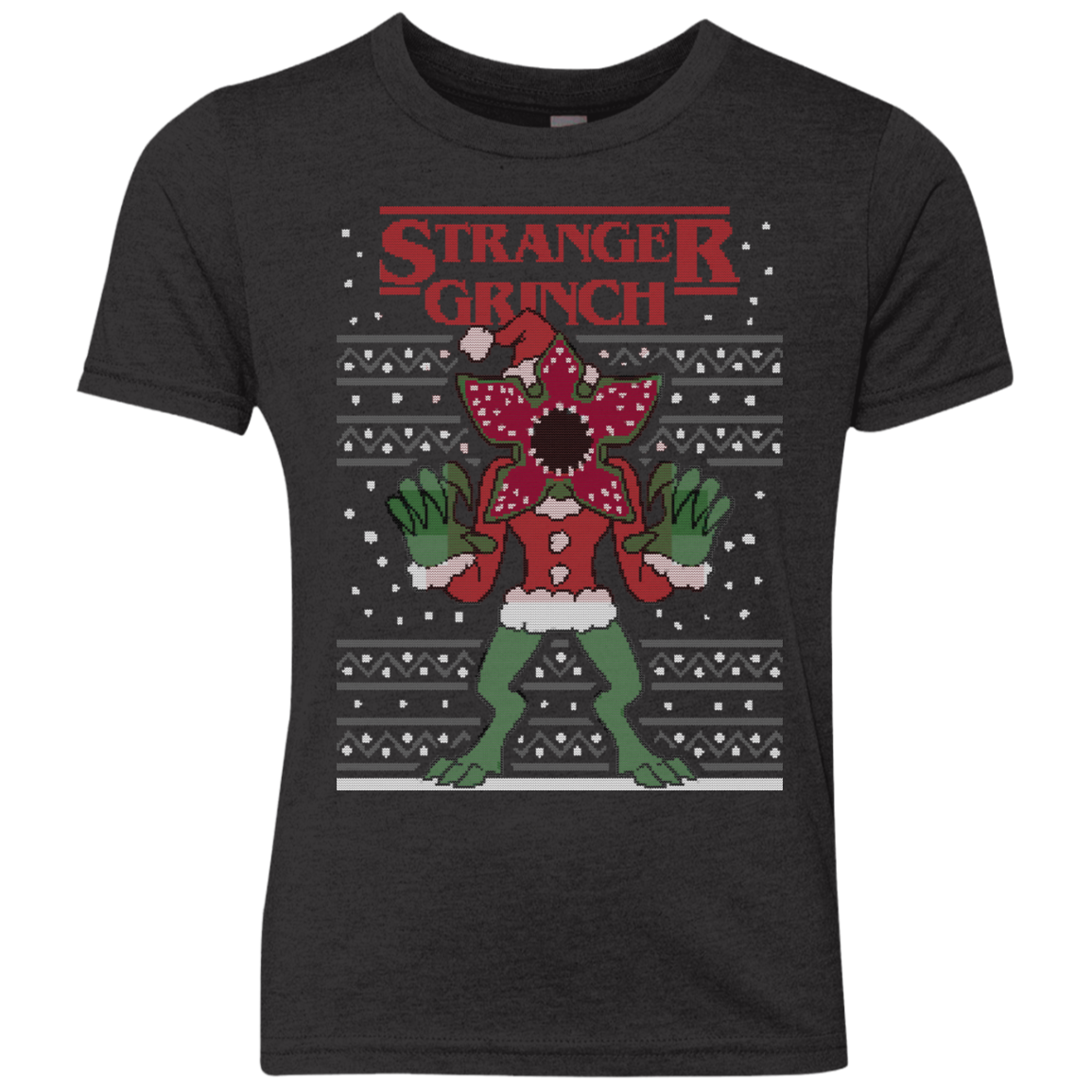 Stranger Grinch Youth Triblend T-Shirt