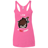 I Am A Mei Zing Women's Triblend Racerback Tank