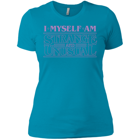 I Myself Am Strange And Unusual Women's Premium T-Shirt