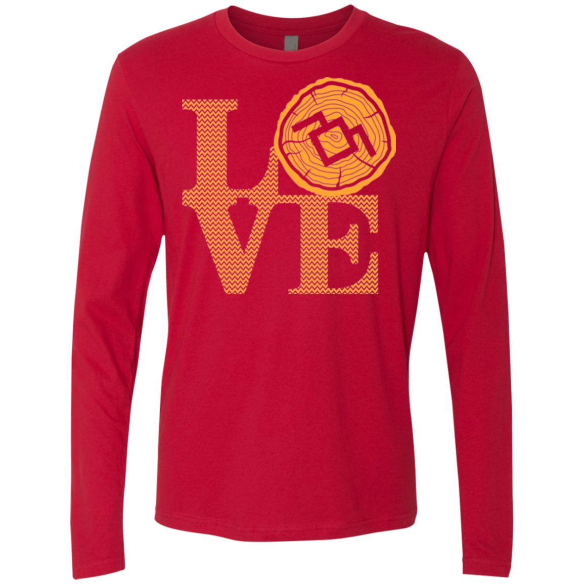 LOVE TWIN PEAKS Men's Premium Long Sleeve