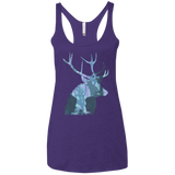 Deer Cannibal Women's Triblend Racerback Tank