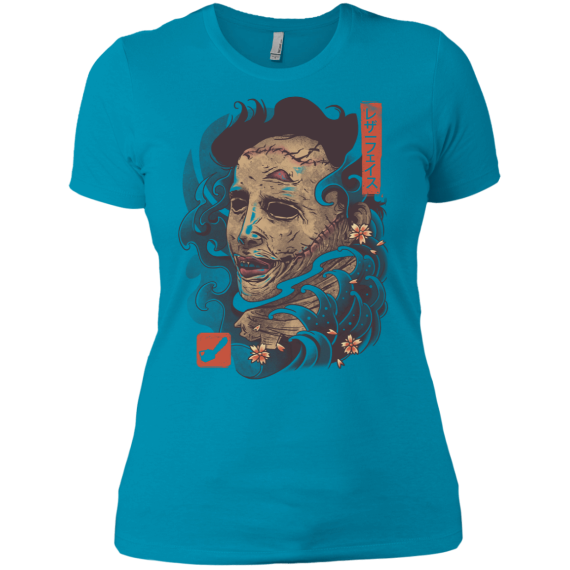 Oni Leather Mask Women's Premium T-Shirt