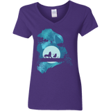 Lion Portrait Women's V-Neck T-Shirt