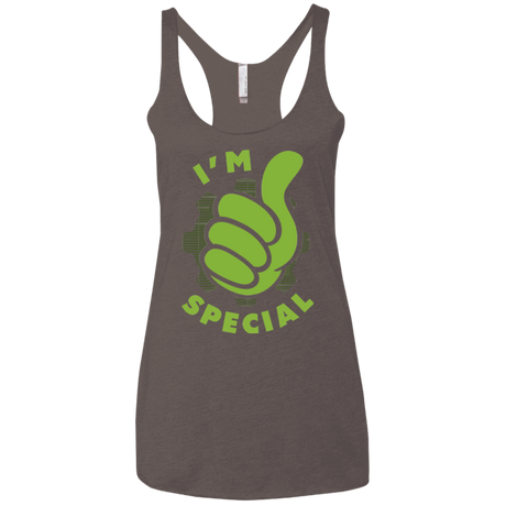 Special Dweller Women's Triblend Racerback Tank