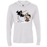 Darkness Falls Triblend Long Sleeve Hoodie Tee