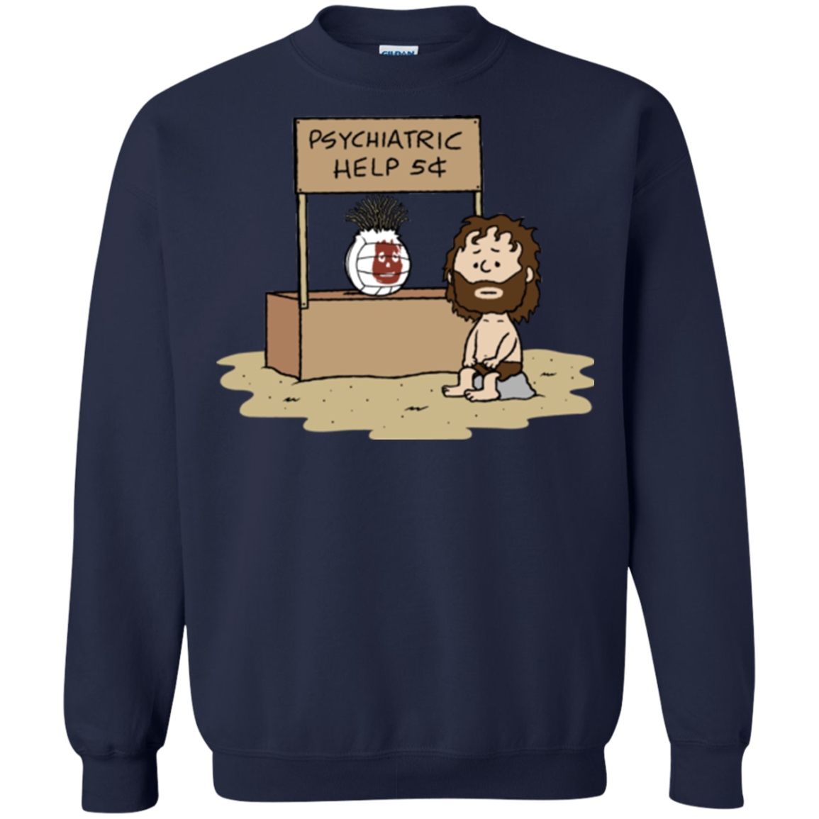 Volleyball Help Crewneck Sweatshirt