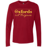 Oxfords Not Brogues Men's Premium Long Sleeve