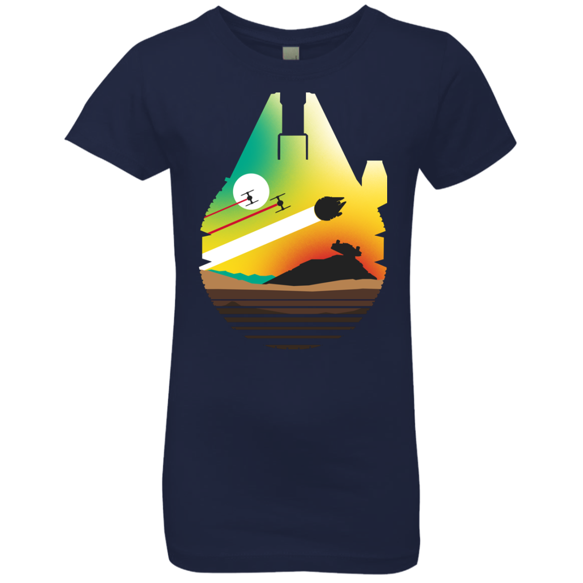 Escape from Desert Planet Girls Premium T-Shirt