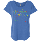 We came in peace Triblend Dolman Sleeve