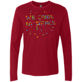 We came in peace Men's Premium Long Sleeve