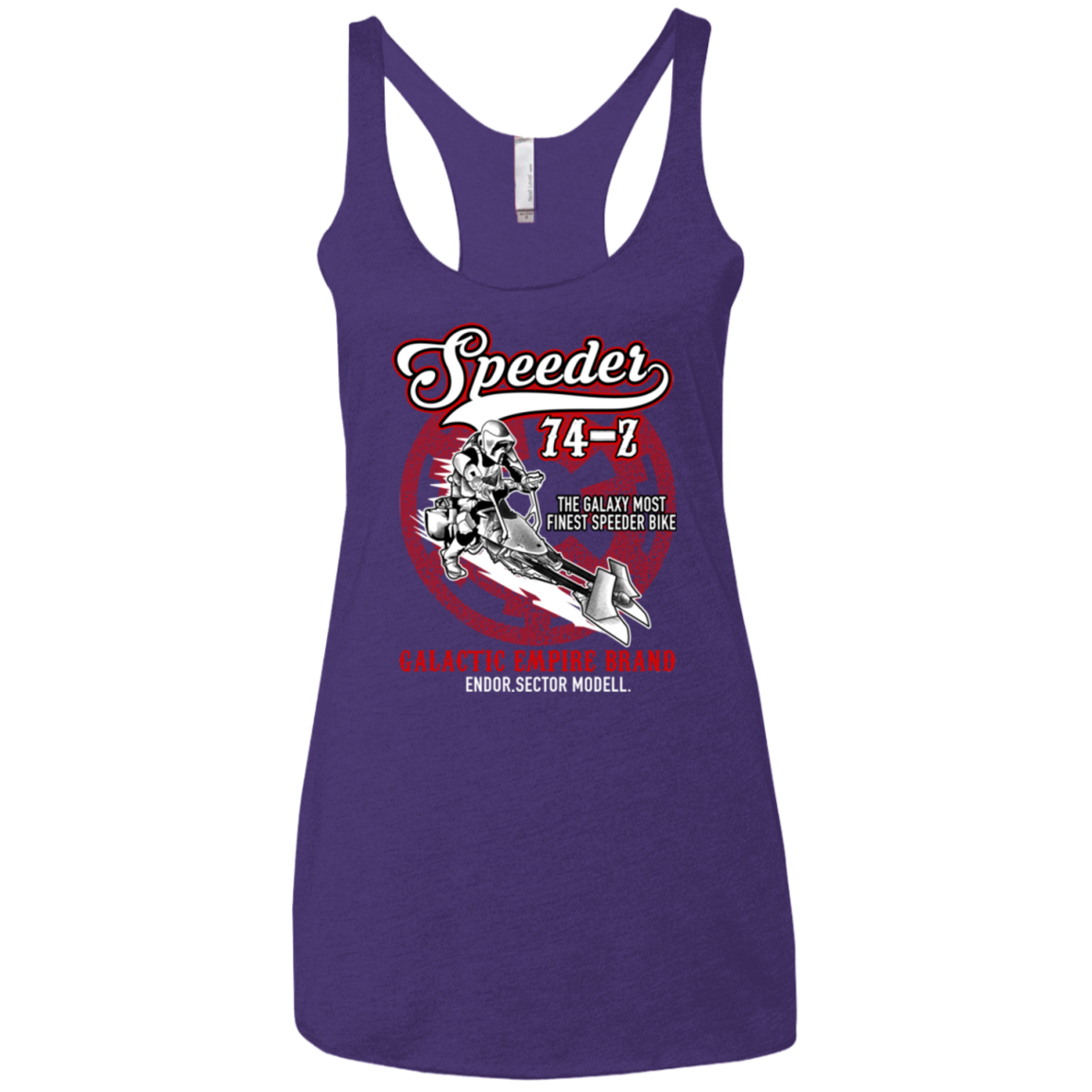 The Speeder Women's Triblend Racerback Tank