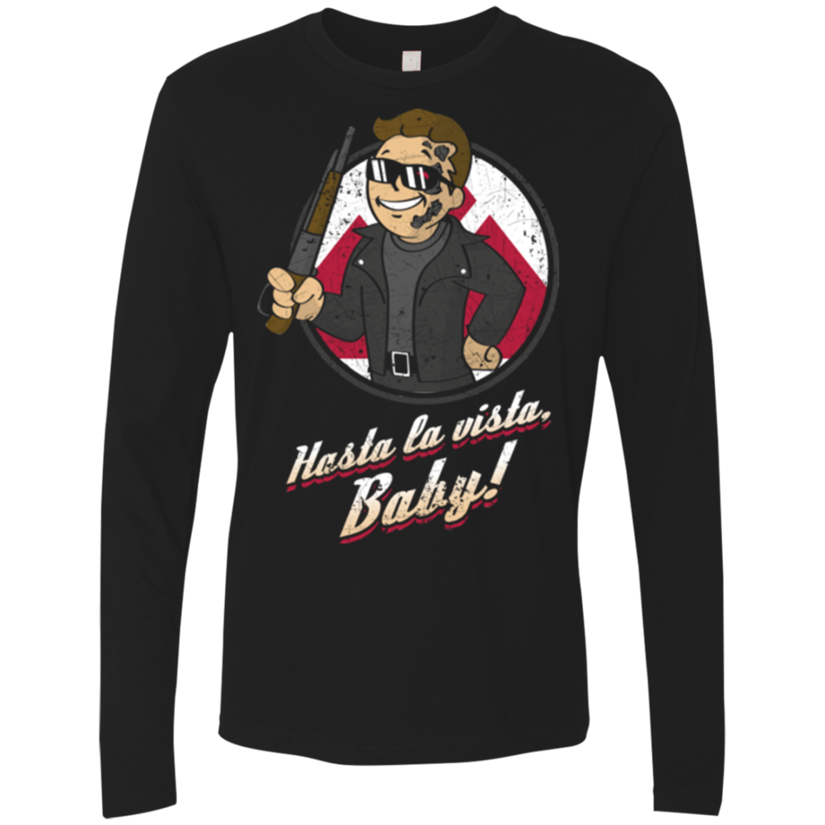 Hasta la Vista Baby Men's Premium Long Sleeve
