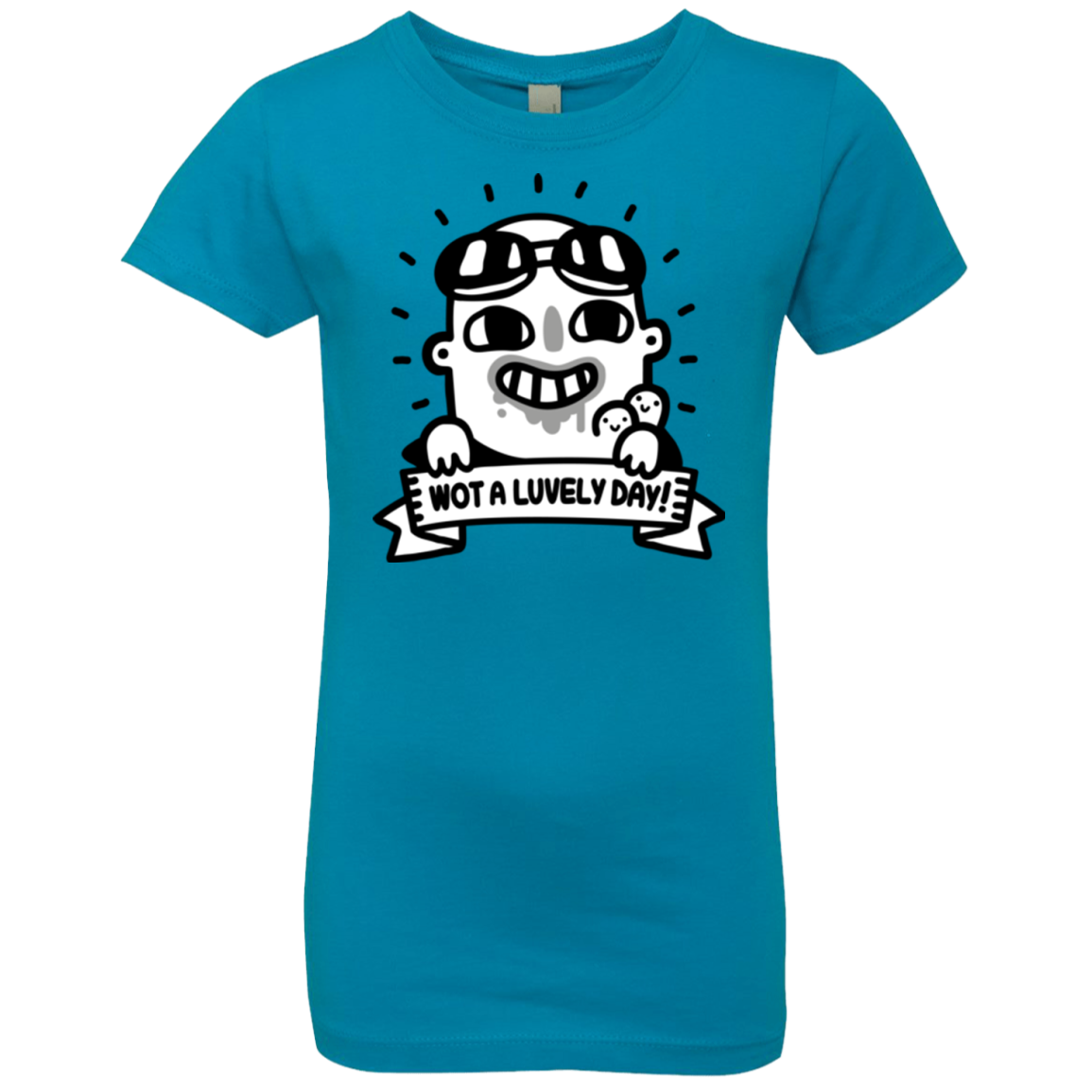 Wot A Luvely Day Girls Premium T-Shirt