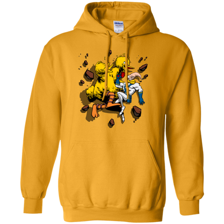 Big Bird and Worm Pullover Hoodie