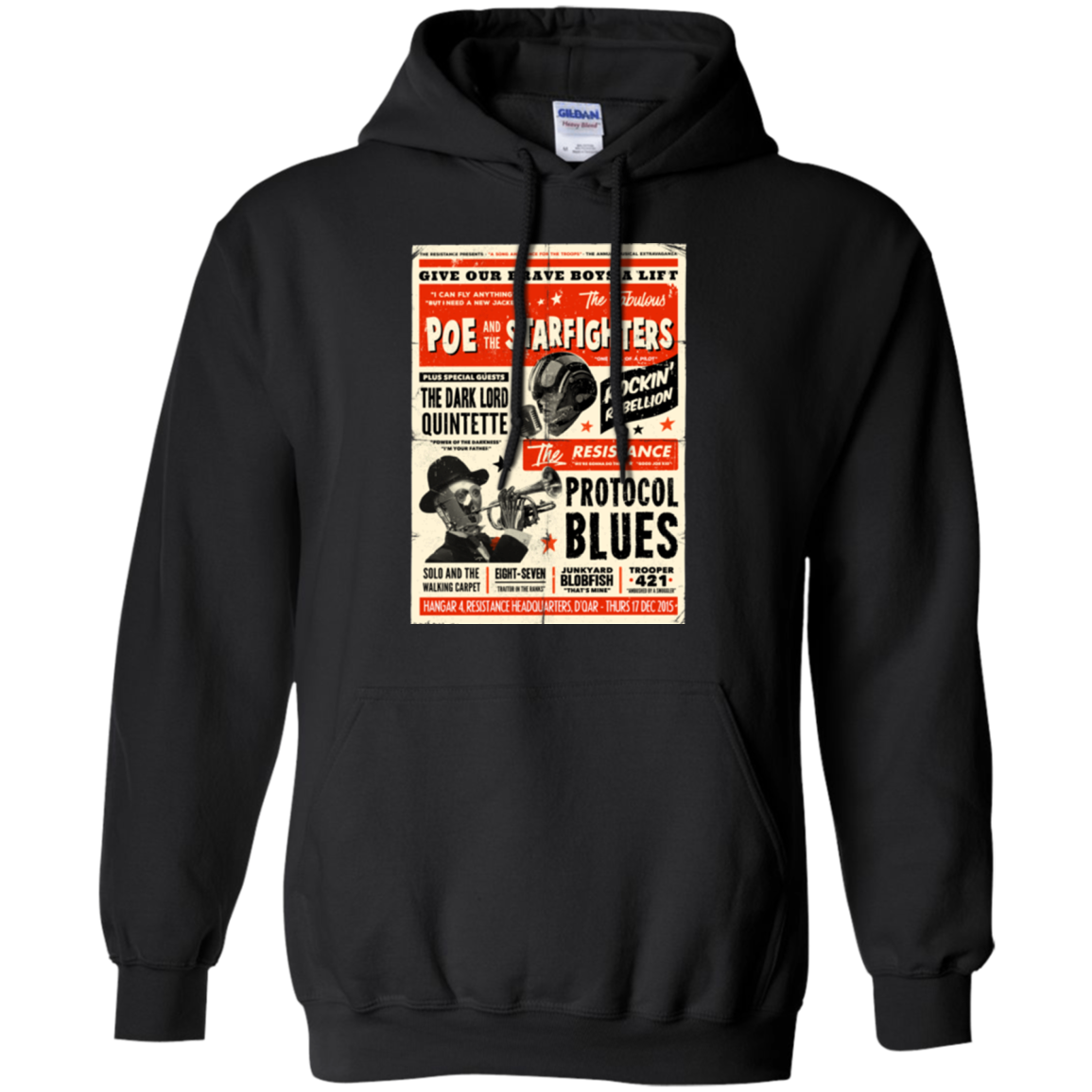 Poe and The Starfighters Pullover Hoodie