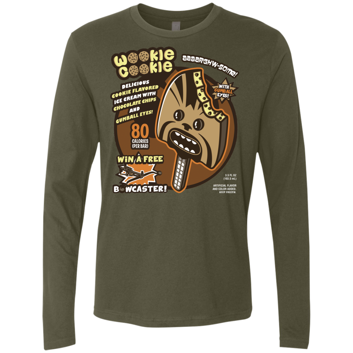 Wookie Cookie Men's Premium Long Sleeve