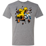 Big Bird and Worm Men's Triblend T-Shirt