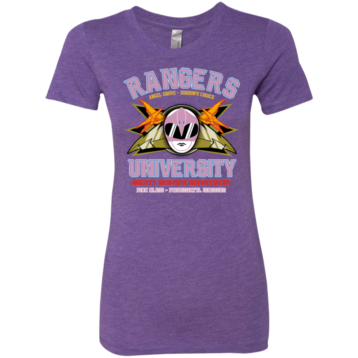 Rangers U Pink Ranger Women's Triblend T-Shirt