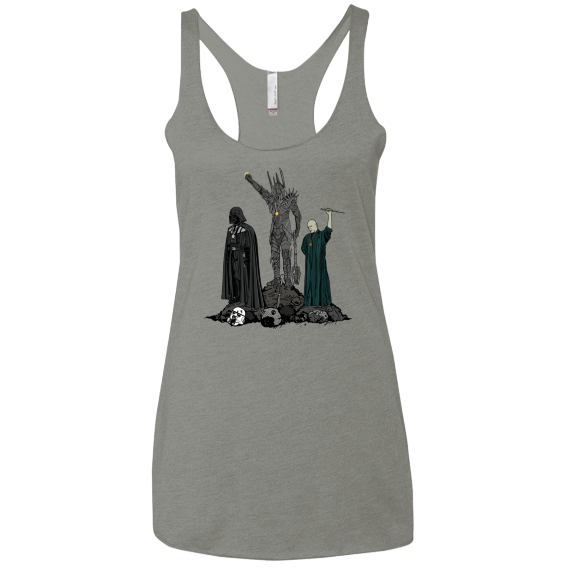 Dark Power Women's Triblend Racerback Tank