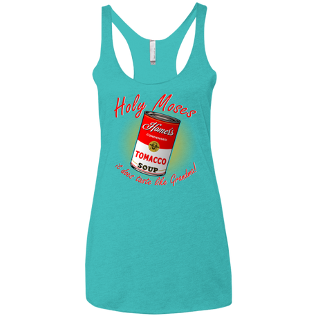 Holy moses Women's Triblend Racerback Tank