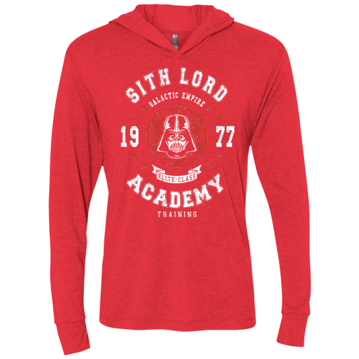 Sith Lord Academy 77 Triblend Long Sleeve Hoodie Tee