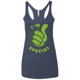 Special Dweller Women's Triblend Racerback Tank