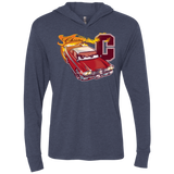 Fury And Fire Triblend Long Sleeve Hoodie Tee