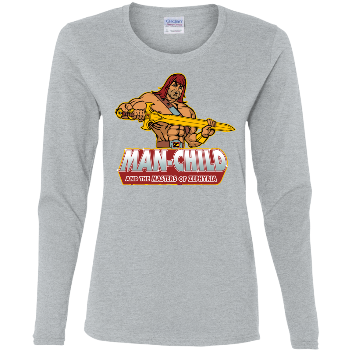 Man Child Women's Long Sleeve T-Shirt