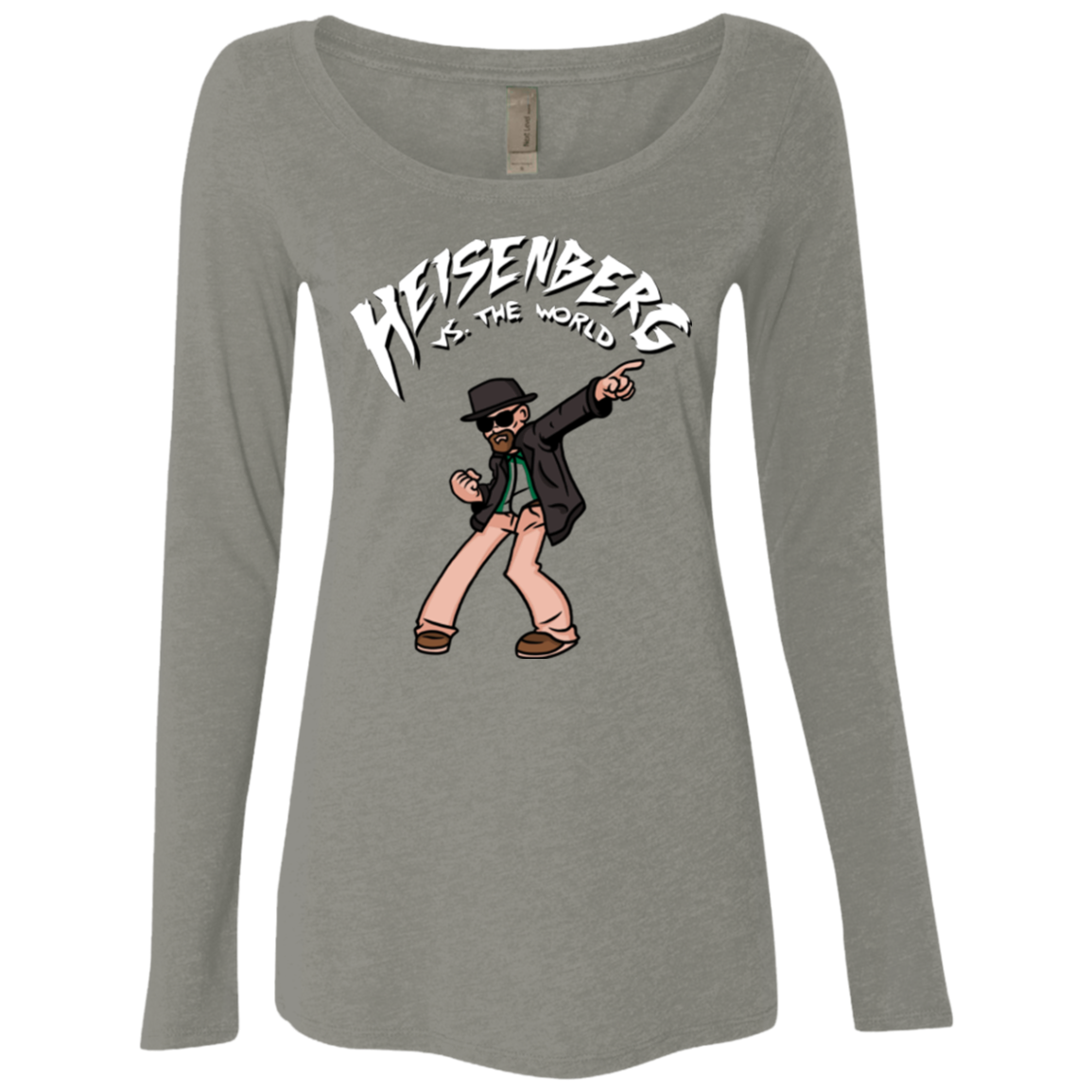 Heisenberg vs the World Women's Triblend Long Sleeve Shirt