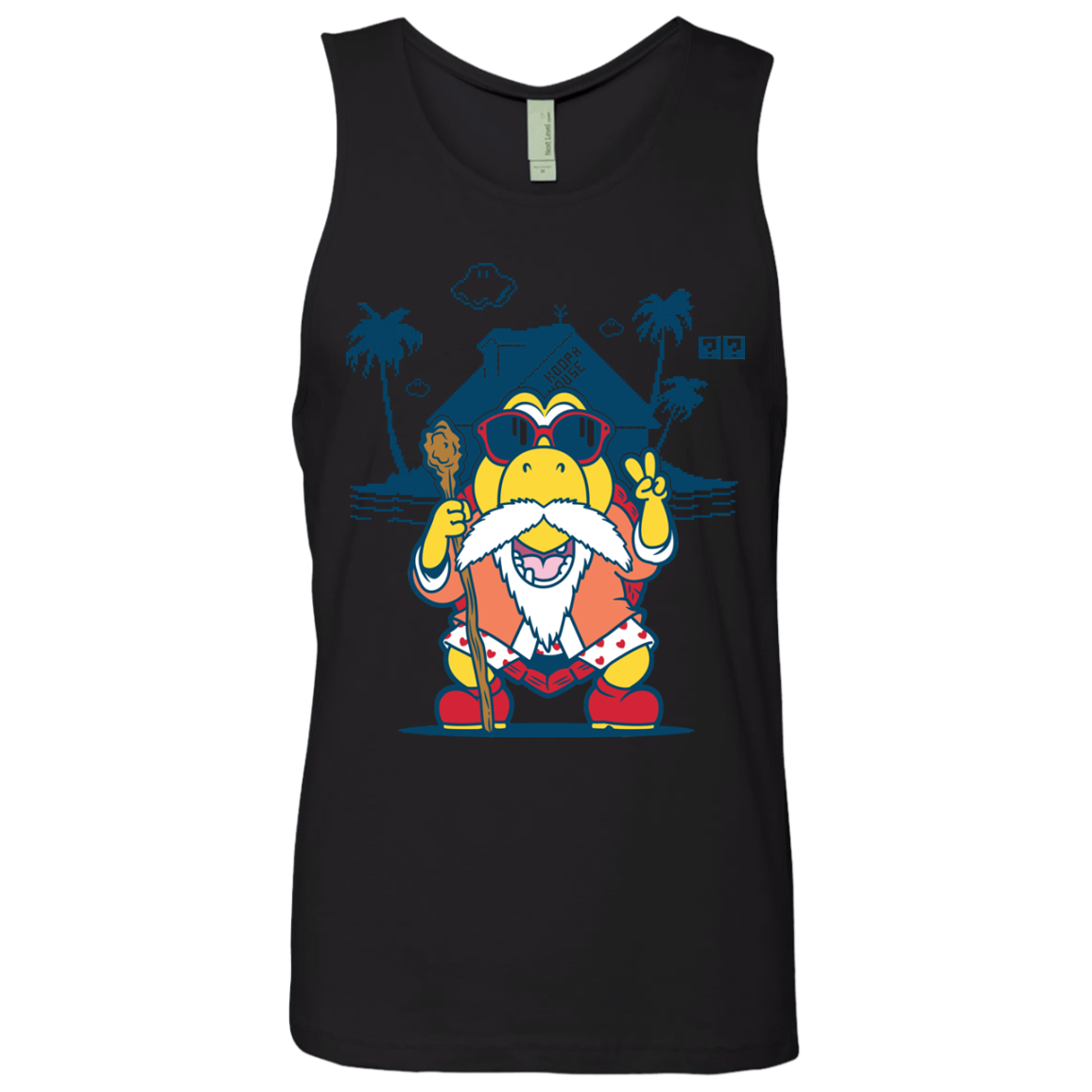 TURTLE HERMIT Men's Premium Tank Top