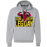Dont Skip Leg Day Premium Fleece Hoodie