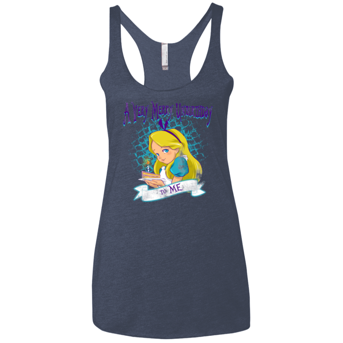 A Very Merry Un-Birthday Women's Triblend Racerback Tank