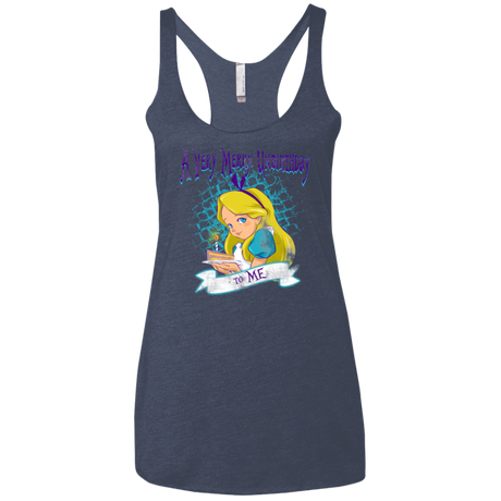 A Very Merry Un-Birthday Women's Triblend Racerback Tank