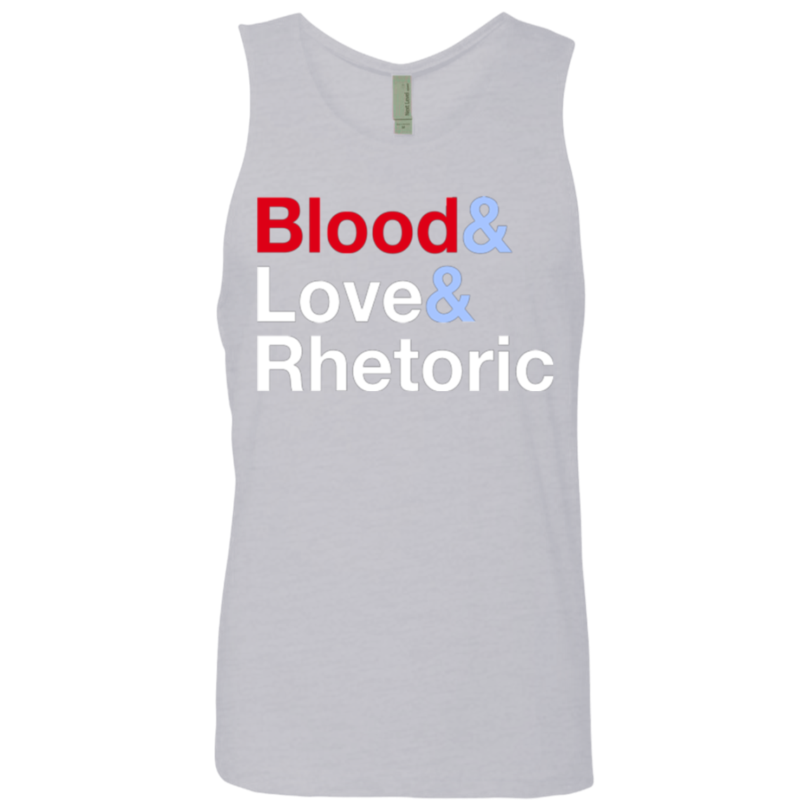 Blood Love Rhetoric Men's Premium Tank Top