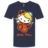 Orange is the New Cat Men's Premium V-Neck