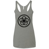 Lotus Flower Women's Triblend Racerback Tank