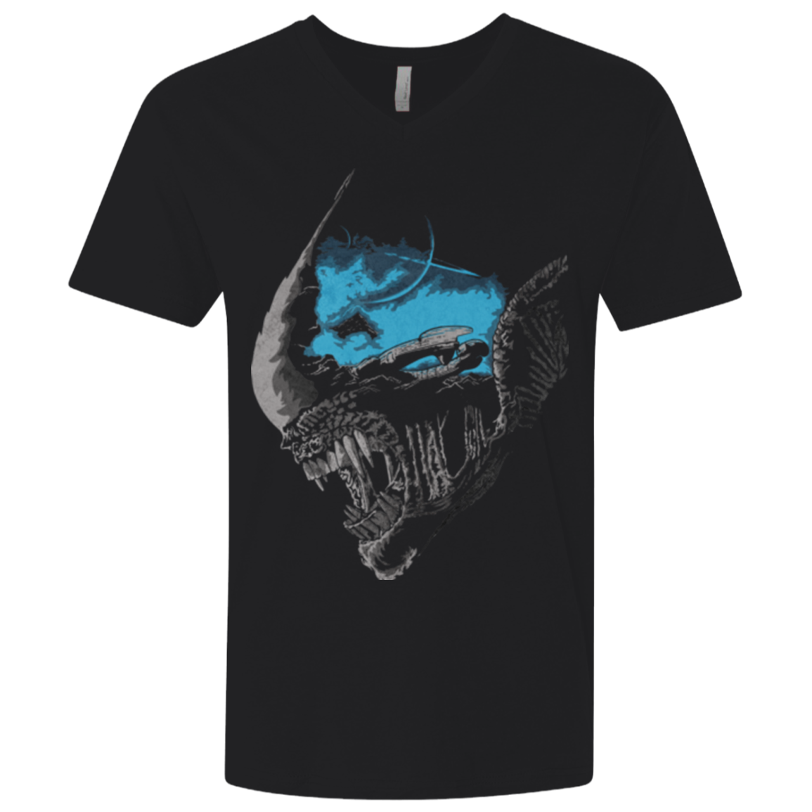 On a Dark Moon Men's Premium V-Neck