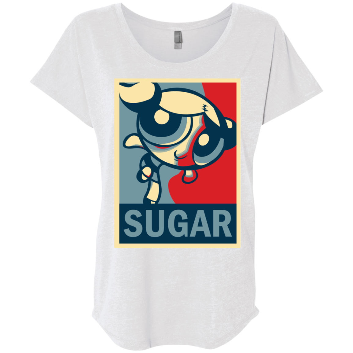 Sugar Powerpuff Triblend Dolman Sleeve