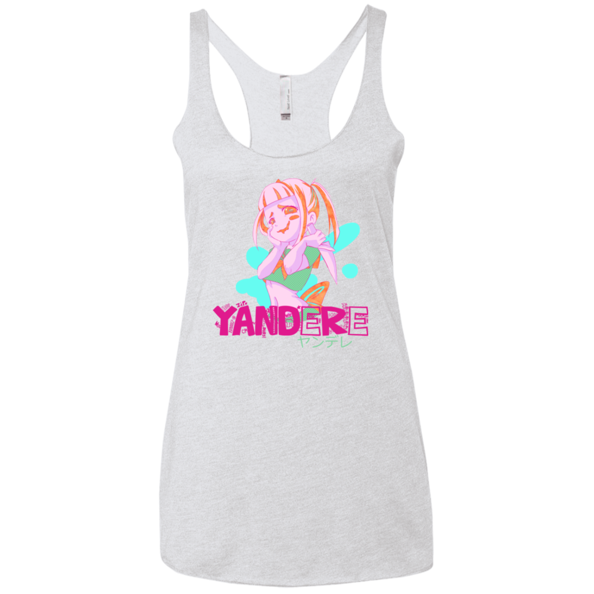 Yandere Women's Triblend Racerback Tank