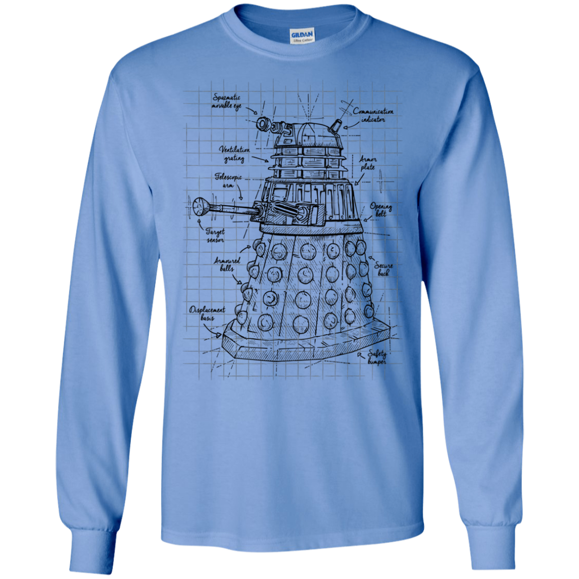 Dalek Plan Men's Long Sleeve T-Shirt