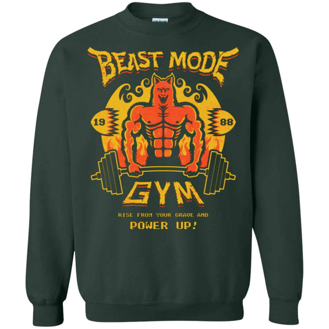 Beast Mode Gym Crewneck Sweatshirt