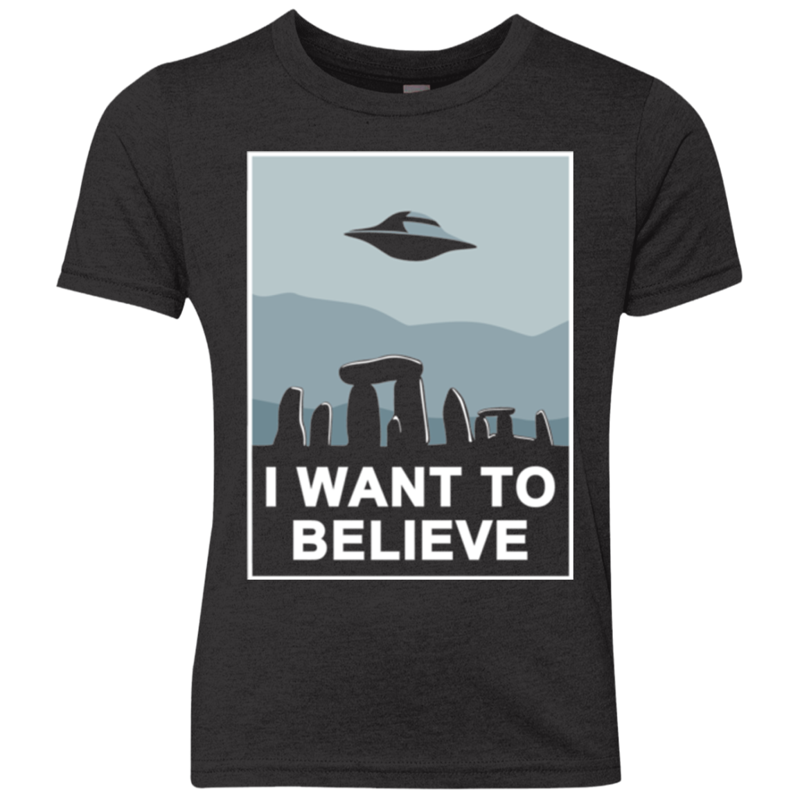 Believe in Stonehenge Youth Triblend T-Shirt