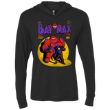 Baymax Number 9 Triblend Long Sleeve Hoodie Tee