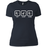 Eat Sleep Game PC Women's Premium T-Shirt