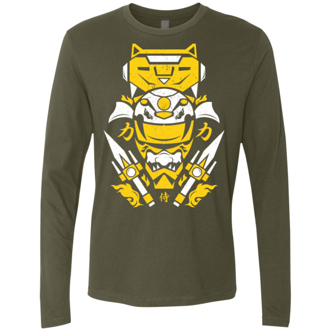 Yellow Ranger Men's Premium Long Sleeve