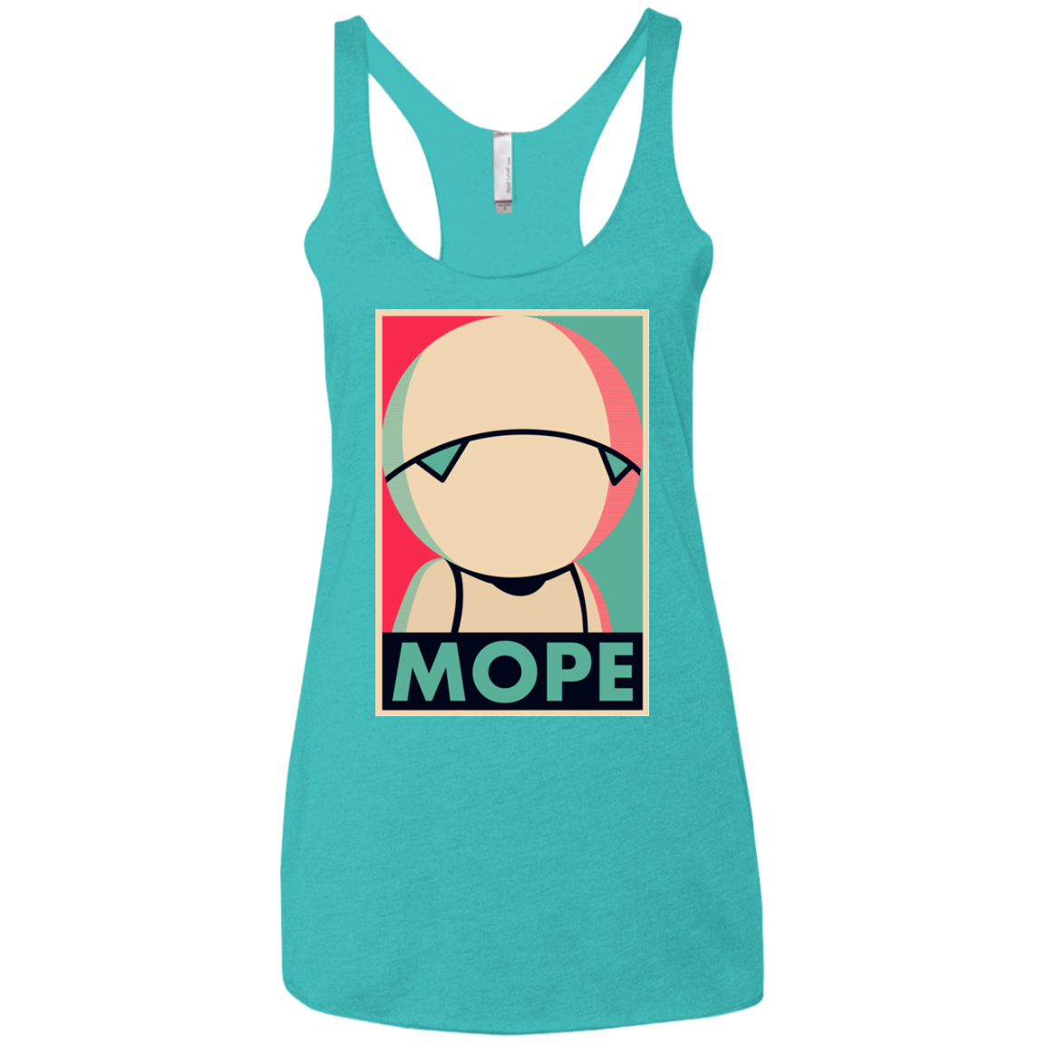 Mope Around Women's Triblend Racerback Tank